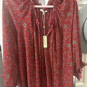 Red blouse-Max Studio